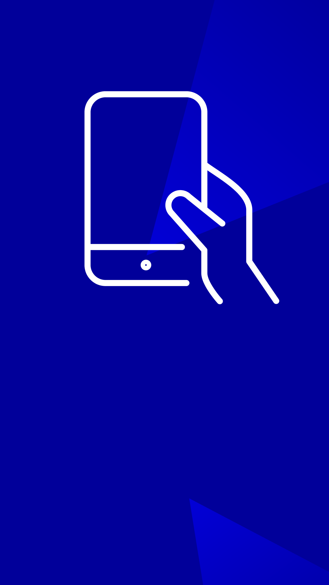Hand die ein Smartphone hält und zeigt wie Allgeier Inovar den Kunden hilft.