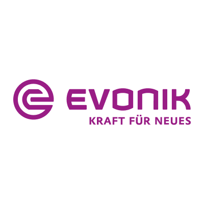 Logo von EVONIK, Kraft für Neues.