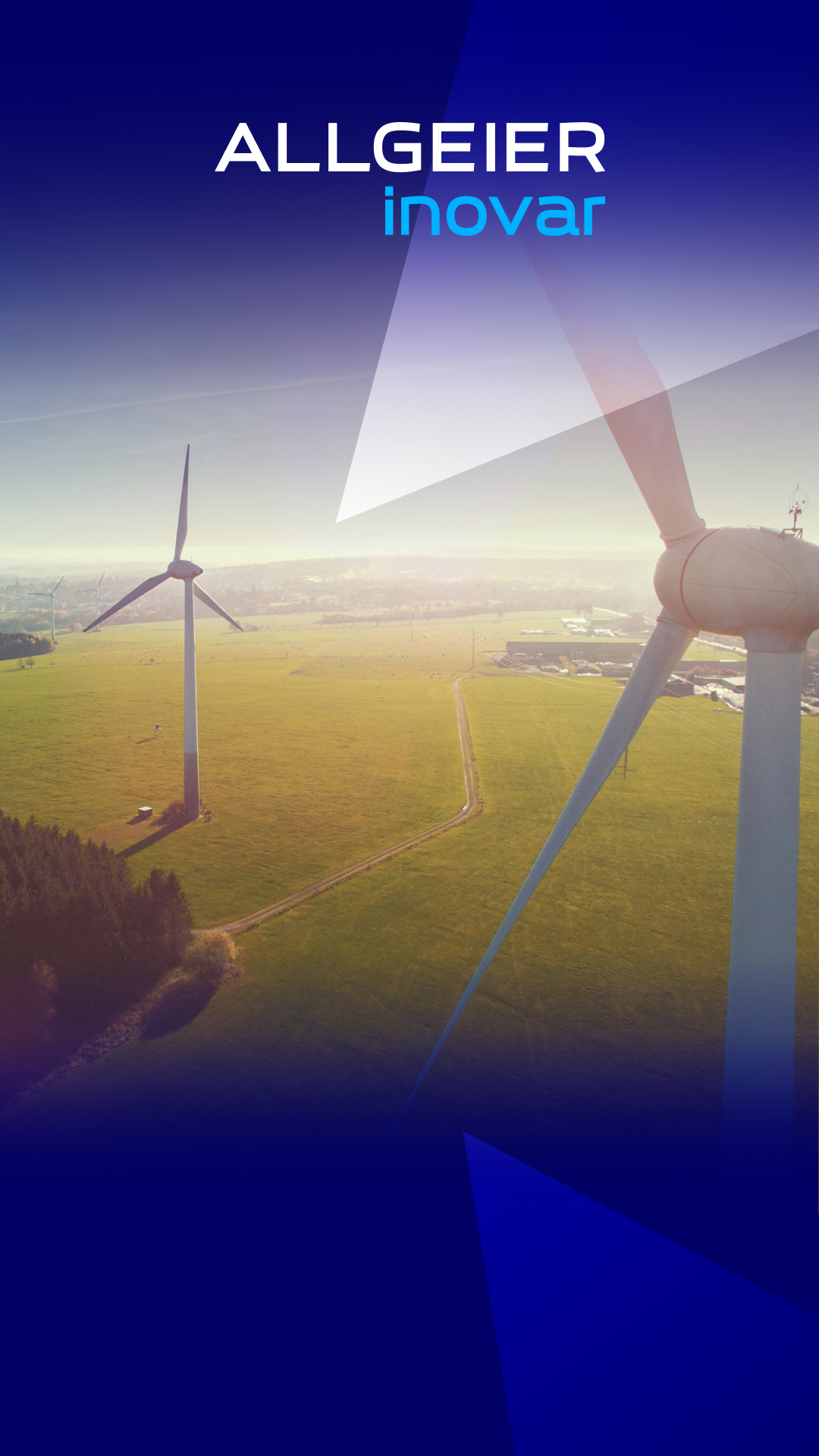 Windräder auf einer Wiese, dient als Teaserimage für die Studie zur Nutzung von Windenergie in Unternehmen von YouGov Deutschland GmbH.